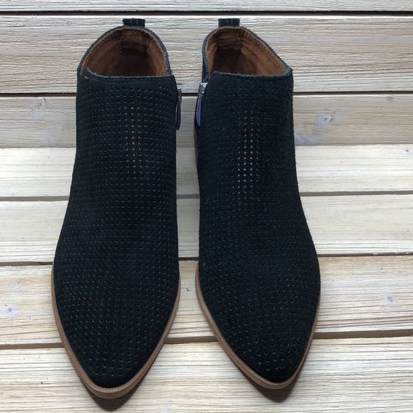 Franco Sarto Dingo Side Zip Perforated Booties - Picture 2 of 10